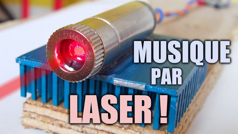 Vidéo ou l'on transmet de la musique via un LASER sur 500 mètres (2012 - 1,9 millions de vues)