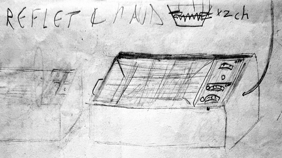 Le reflet chaud : un radiateur électrique rayonnant déssiné à l'age de 6 ans